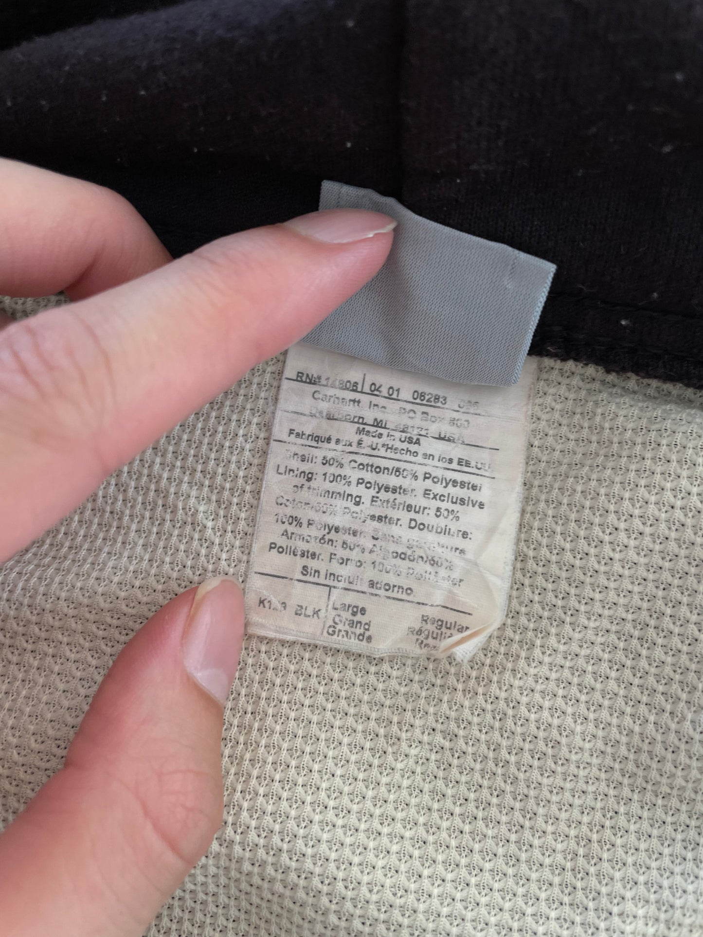 Vintage 1990s Carhartt Zipper Hoodie