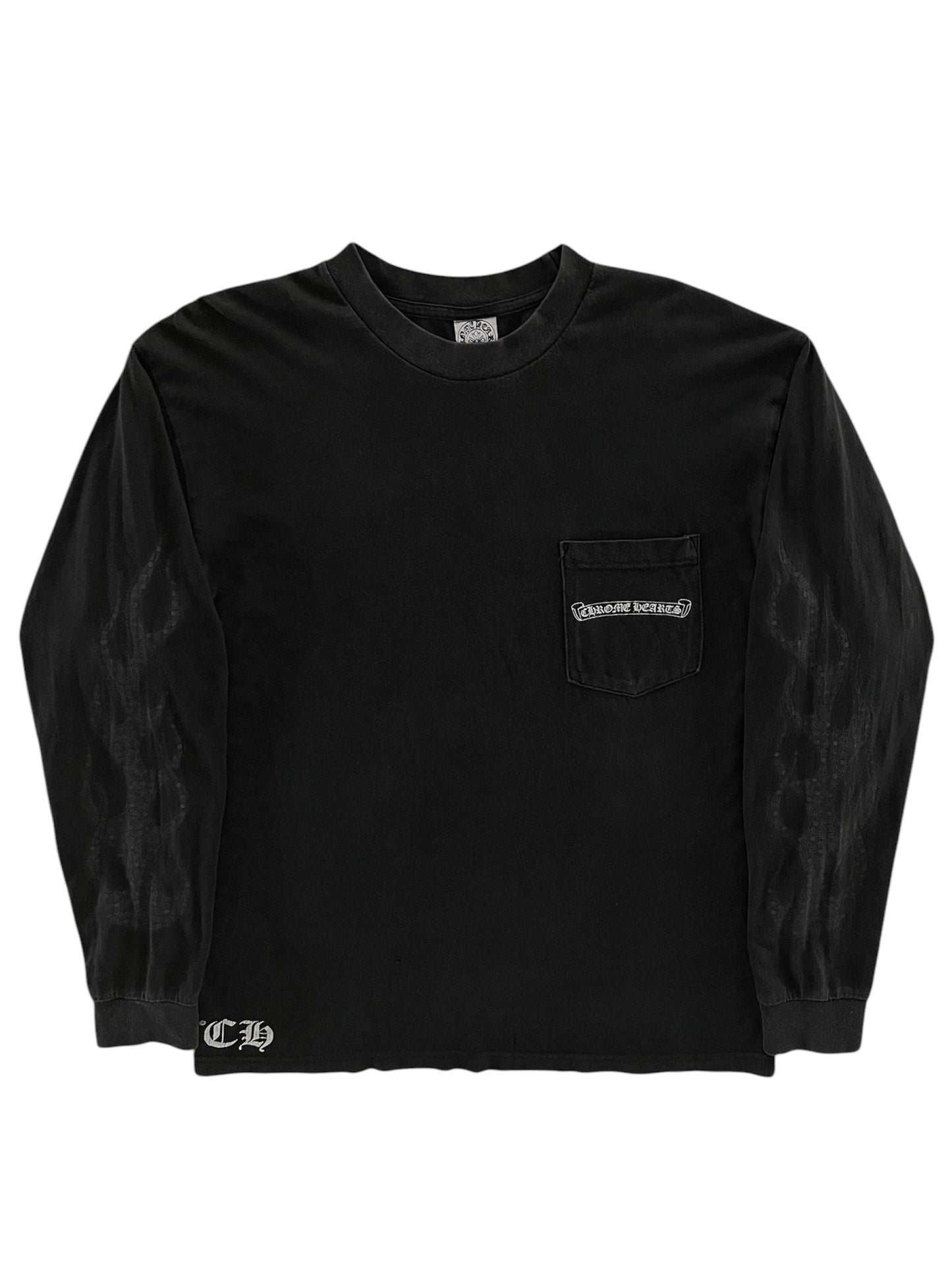 Vintage Chrome Hearts Flame Long Sleeve