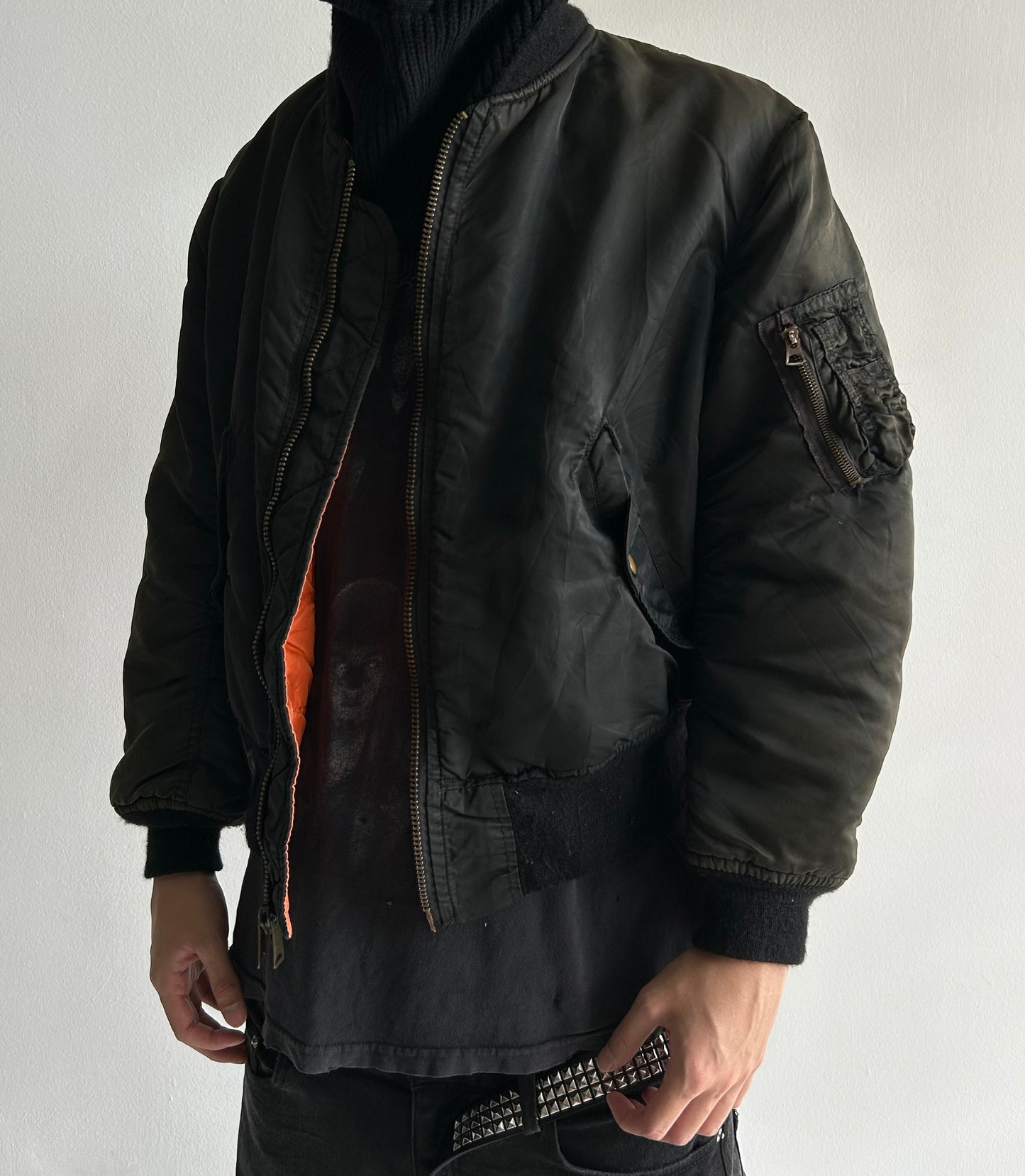 Vintage 1980s Alpha Industries Bomber Jacket