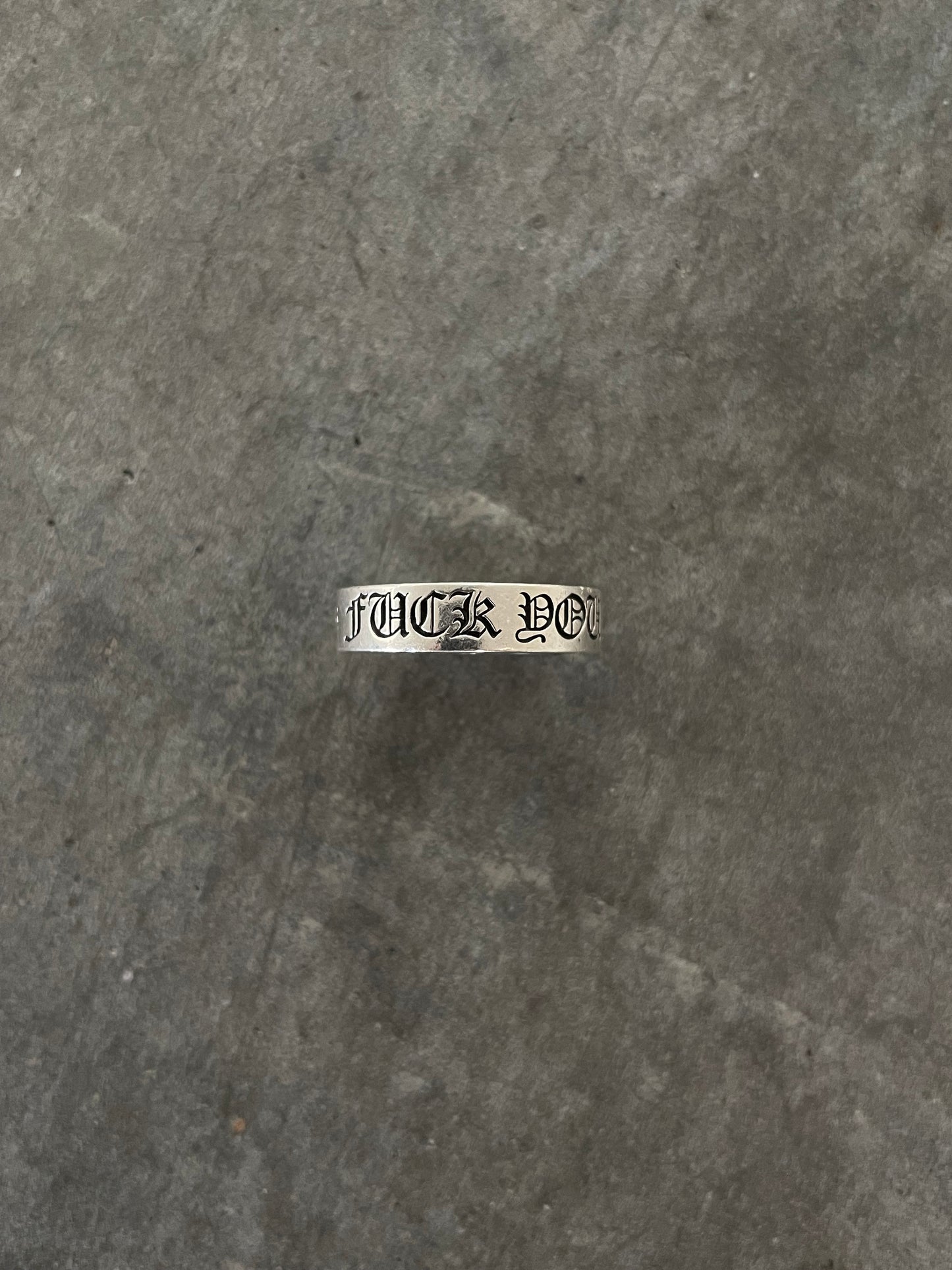 Chrome Hearts Spacer “FUCK YOU” Ring