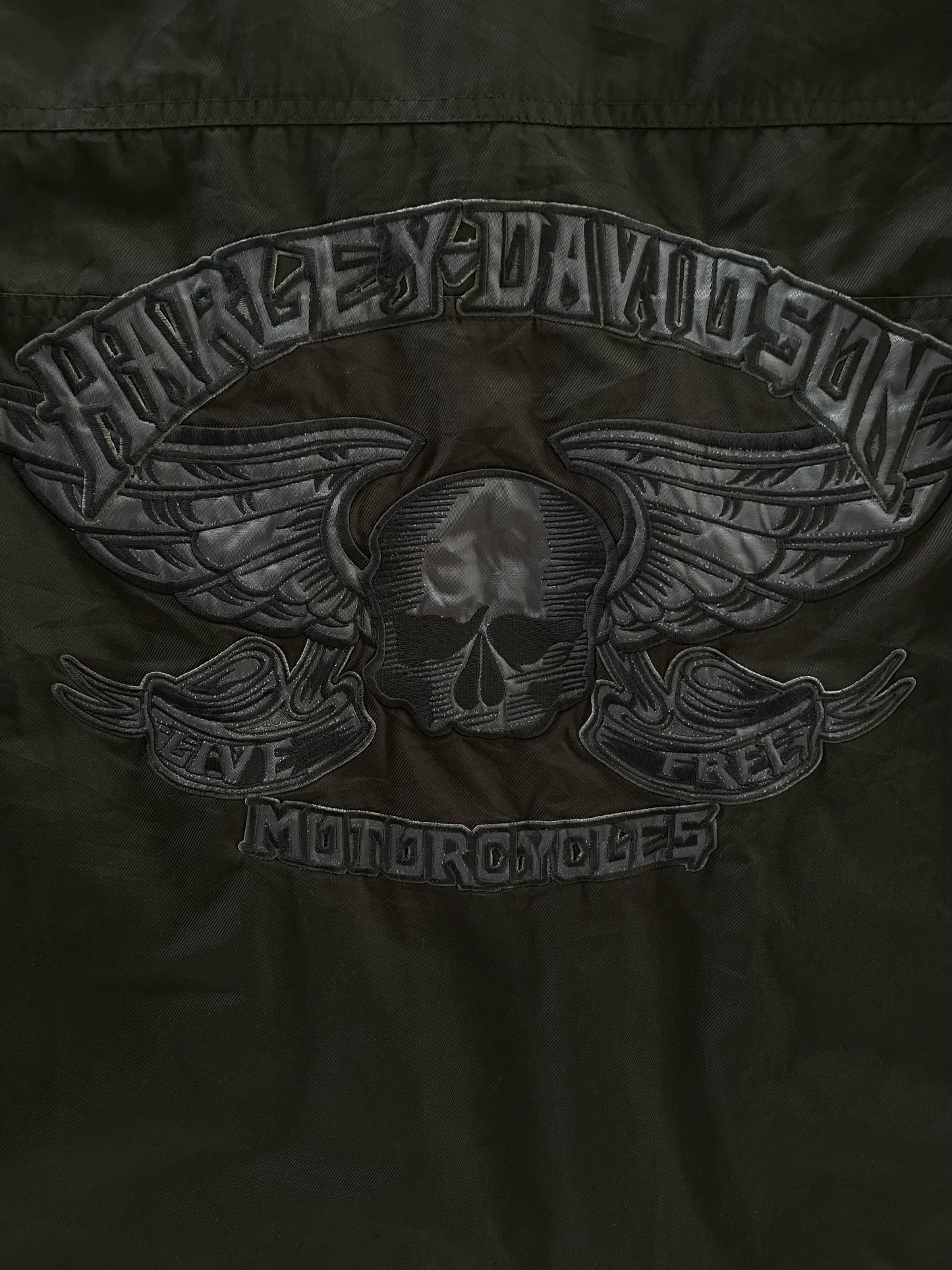 Vintage Faded Harley Davidson Jacket