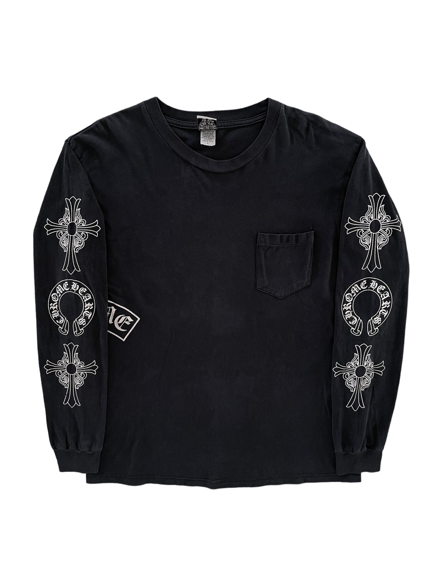 Chrome Hearts Side Logo T-Bar Long Sleeve