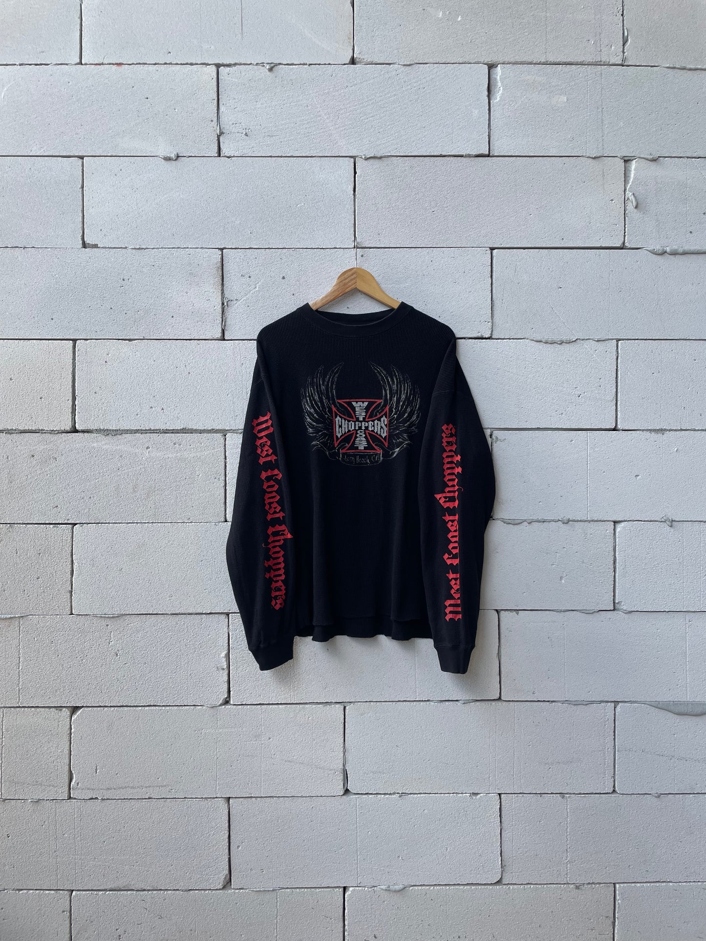 Vintage 2000s West Coast Choppers Knit Long Sleeve