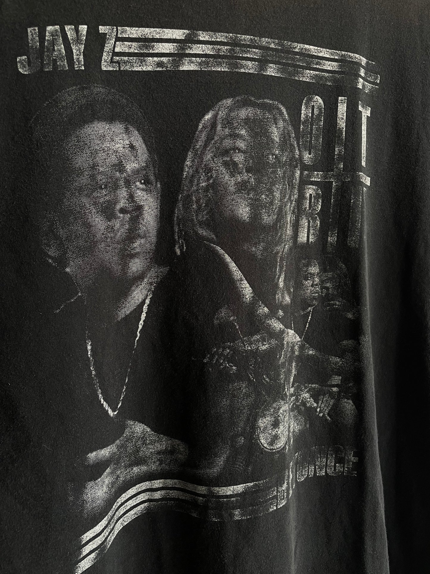 2018 Faded Black “ Jay-Z & Beyoncé On the Run II Tour” T-Shirt