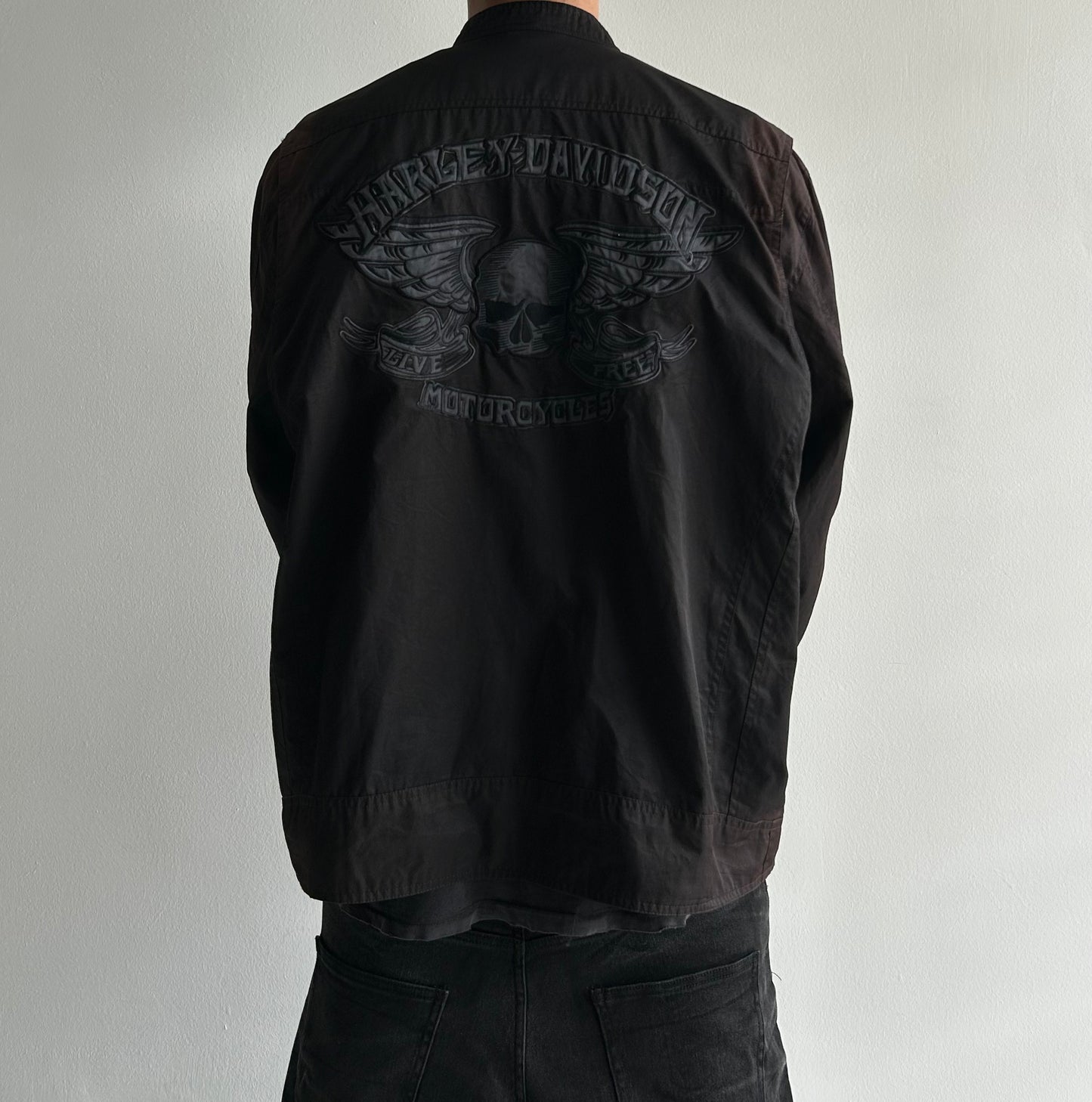 Vintage Faded Harley Davidson Jacket