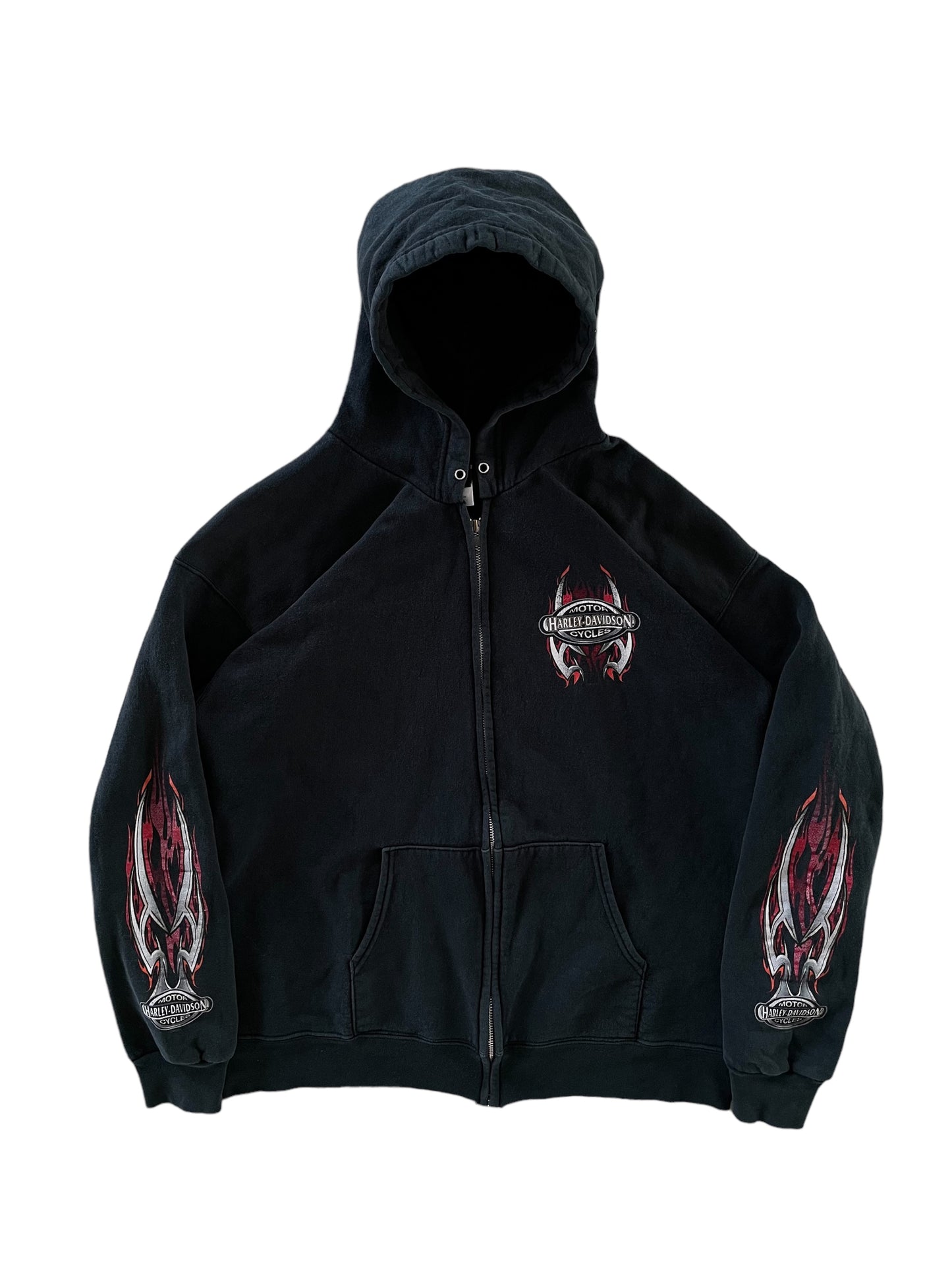 Vintage Harley Davidson Zipper Hoodie