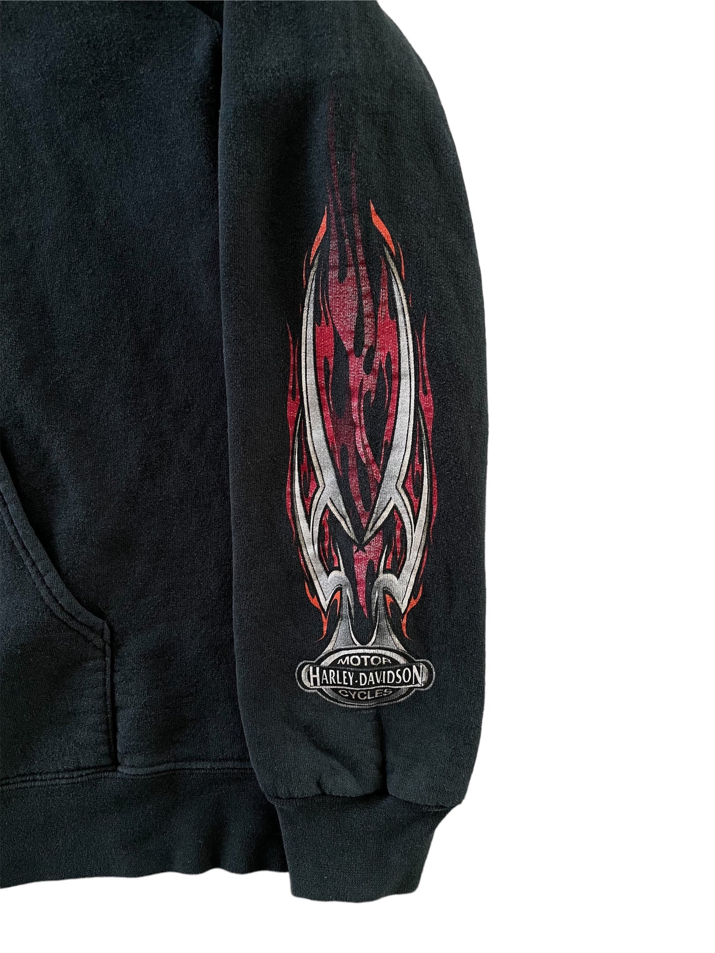 Vintage Harley Davidson Zipper Hoodie