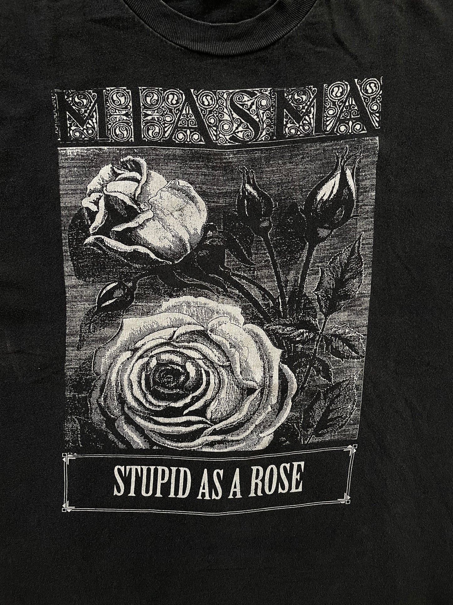 Vintage "STUPID AS A ROSE" Art T-Shirt